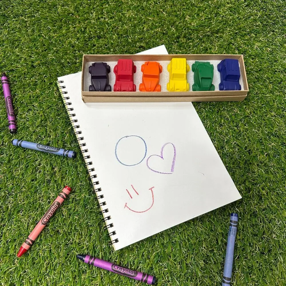 2/$30 Cars Crayons (6), Kids Girls Boys Birthday Gift, Car Theme, Transportation